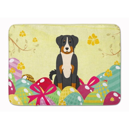 Carolines Treasures Easter Eggs Appenzeller Sennenhund Machine Washable Memory Foam Mat BB6043RUG